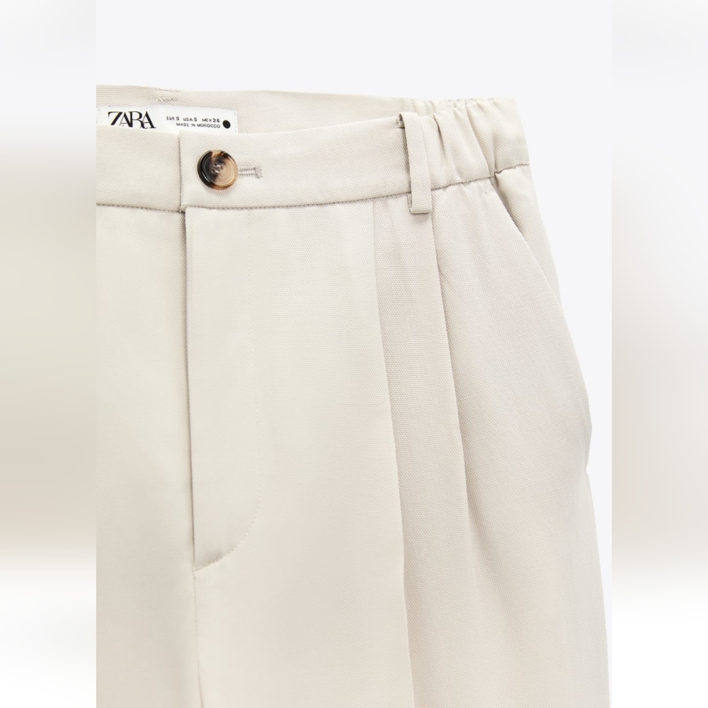 🔥Last 3🔥ZARA Textured ankle pants - Picture 2 of 4